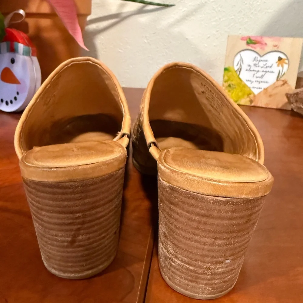 Madewell woven leather mules size 9.5 - Picture 5 of 8